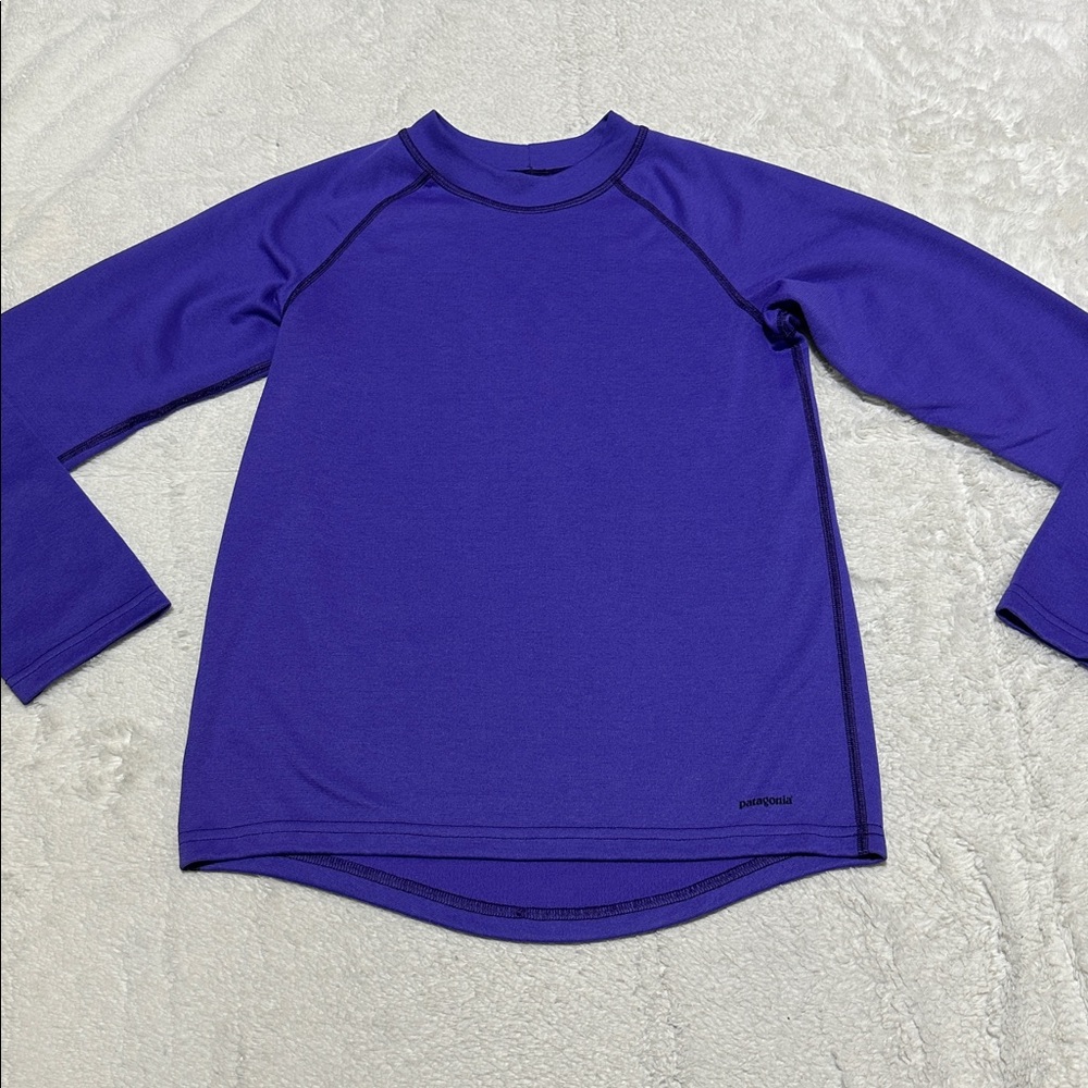 Patagonia | size kids 8 | purple long sleeve
